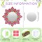 2 Pack Diamond Painting Mirror Kits – DIY Mandala Diamond Art with Crystal Rhinestones, Craft Kit for Adults & Beginners, Christmas & Birthday Gifts, Home Wall & Table Decor
